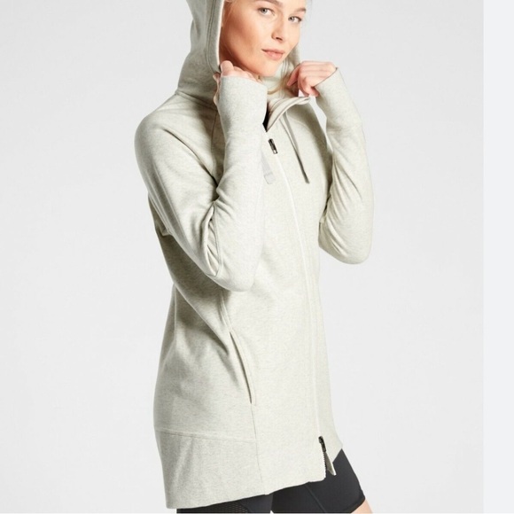Athleta Triumph Long Hoodie Jacket - Picture 1 of 7